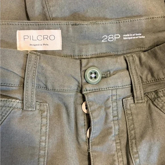 Anthropologie The Millie Low-Slung Barrel Pants by Pilcro size 28P 23” inseam - Picture 7 of 10